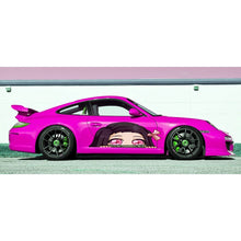 Load image into Gallery viewer, Anime Girl Vinyl Graphics, Anime Car Side Vinyl, Sexy Anime Car Decal, Sexy Anime Girl Sticker, Anime Girl Car Wrap