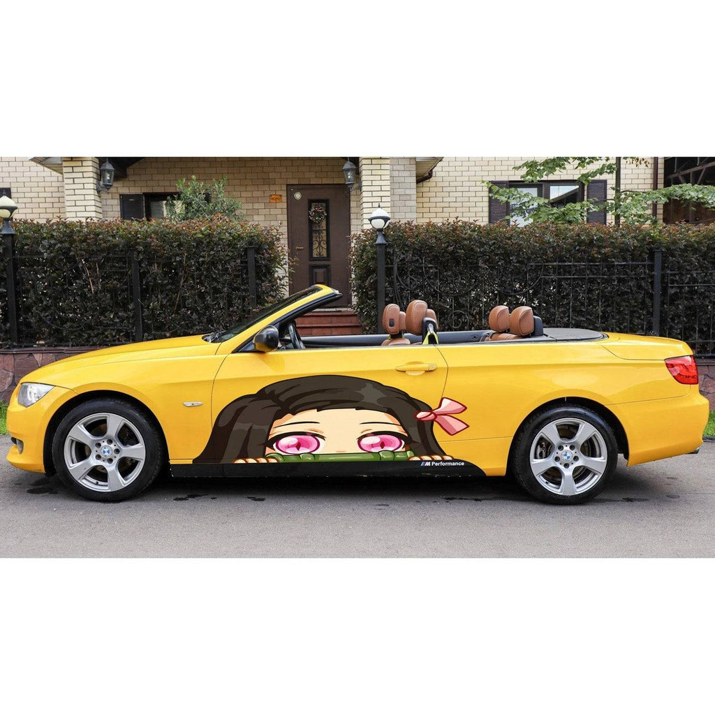 Anime Girl Vinyl Graphics, Anime Car Side Vinyl, Sexy Anime Car Decal, Sexy Anime Girl Sticker, Anime Girl Car Wrap