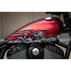 Dragon Bike Sticker, Dragon Dirt Bike Full Color Vinyl Sticker, Tribal Dragon Sport Bike Decal, Tribal Dragon Bike Decal, Tribal Dragon Bike Vinyl Graphics, Tribal Dragon Bike Tank Sticker