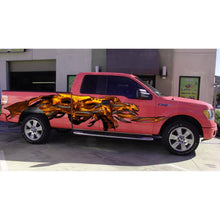 Load image into Gallery viewer, Tribal Dragon Full Color Car Side Graphics, Tribal Dragon 3D Car Vinyl, Tribal Dragon Car Side Graphics, Tribal Dragon Car Vinyl, Tribal Dragon Truck Decal, Tribal Dragon Truck Sticker