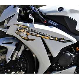 Copy of 3D Tribal Bike Vinyl Graphics, Tribal Bike Sticker, Dirt Bike Tribal Sticker, Sport Bike Tribal Graphics, 3D Tribal Motorcycle Decal