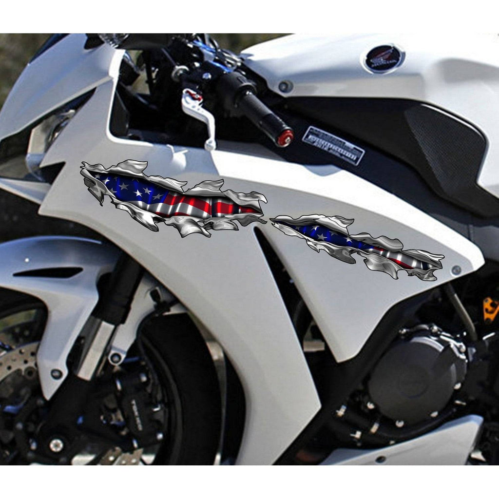 Welsh Flag Sticker - Rip/Torn Metal Look Decal For Cars, Vans, Bikes & More