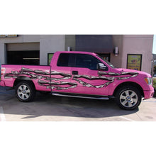 Load image into Gallery viewer, Ripped Metal Truck Wrap, Ripped Metal Truck Graphics, Ripped Metal Truck Side Full Color Vinyl Sticker, Ripped Metal Truck Vinyl Side Graphics, Ripped Metal Car Sticker
