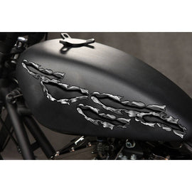 Ripped Metal Bike Vinyl Graphics, Ripped Metal Bike Sticker, Ripped Metal Dirt Bike Color Sticker, Ripped Metal Sport Bike Graphics, Ripped Metal Motorcycle Sticker