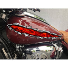 Load image into Gallery viewer, Dragons Bike Vinyl Graphics, Dragons Full Color Bike Decal, Dragons Chopper Vinyl, Dragons Crotch Rocket Graphics, Dragons Dirt Bike Sticker