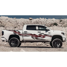 Load image into Gallery viewer, 3D Tribal Truck Wrap, Tribal Truck Graphics, Tribal Truck Side Full Color Vinyl Sticker, Tribal Truck Vinyl Side Graphics, Tribal Car Sticker