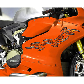 Tribal Bike Vinyl Graphics, Tribal Bike Sticker, Tribal Bike Decal, Dirt Bike Full Color Vinyl Sticker, Tribal Sport Bike Vinyl Graphics