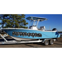 Load image into Gallery viewer, Pirate Skulls Wrap, Scull Boat Vinyl, Scull Watercraft Graphics Full Color
