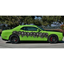 Load image into Gallery viewer, Full Color Car Side Graphics, Scull 3D Сar Vinyl, Scull Car Side Graphics