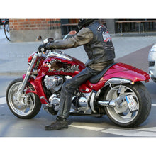 Load image into Gallery viewer, Full Color Bike Decal,3D Racing Flag Chopper Vinyl, US Crotch Rocket Graphics