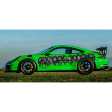 Load image into Gallery viewer, Full Color Car Side Graphics, Scull 3D Сar Vinyl, Scull Car Side Graphics