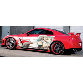 Sexy Anime Cat Girl Vinyl Graphics, Sexy Anime Car Side Vinyl, Sexy Anime Car Decal, Sexy Anime Girl Sticker
