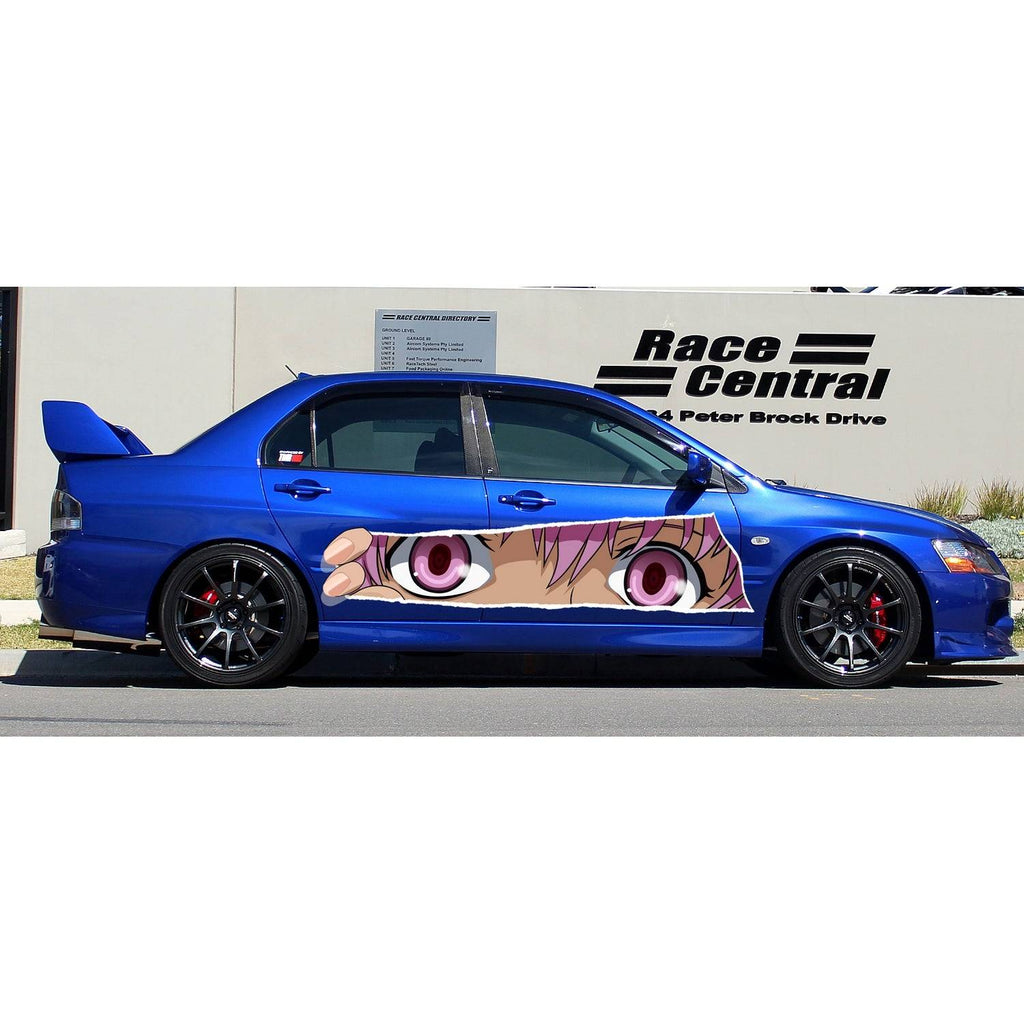 Anime Eyes Vinyl Graphics, Anime Eyes Car Side Vinyl, Anime Eyes Car Decal, Anime Eyes Sticker