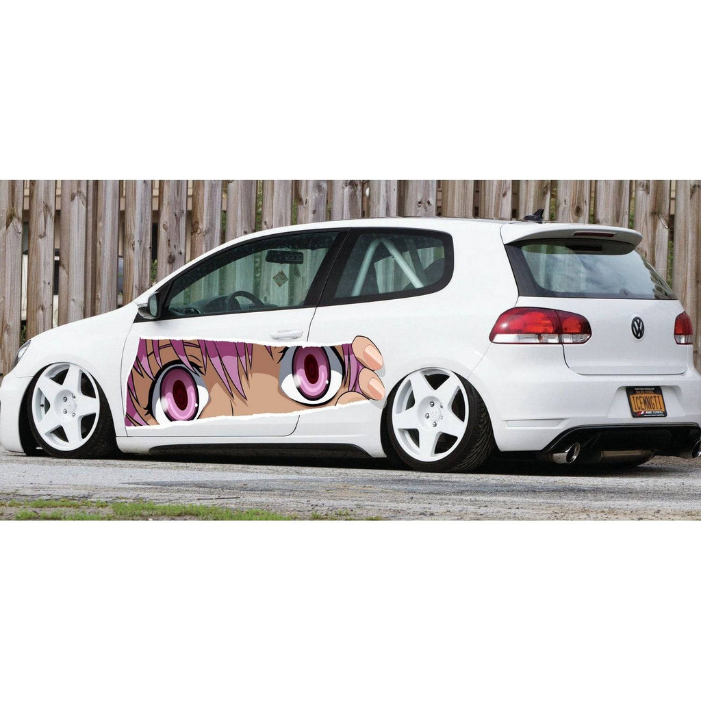 Anime Eyes Vinyl Graphics, Anime Eyes Car Side Vinyl, Anime Eyes Car Decal, Anime Eyes Sticker